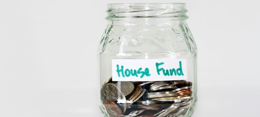 house fund savings jar